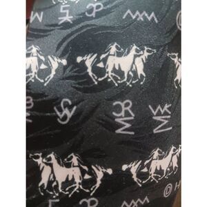Tru west rockmount silk tie #437 running horses 2016 limited edition #37
